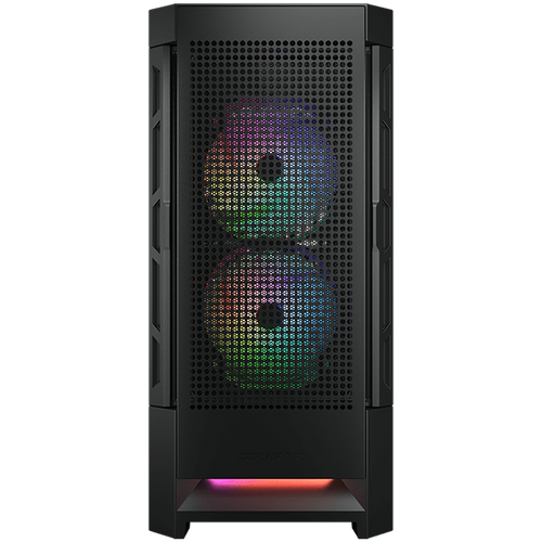 COUGAR | Duoface RGB Black | PC Case | Mid Tower / Airflow Front Panel / 2 x 140mm &amp; 1x 120mm ARGB Fans incl. / TG Left Panel slika 3