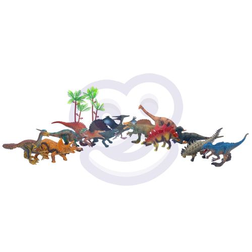 Woopie set figurice dinosaura XL 13 el. + podloga  slika 2