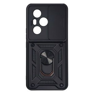 MM TPU HONOR 400 PRO -- ANTI-SHOCK WITH RING crna