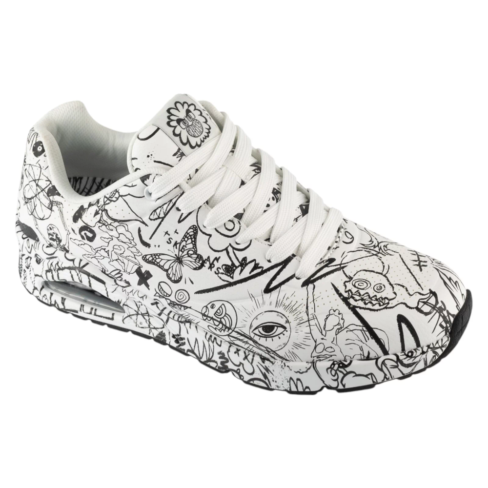 Skechers Uno - Process Sketch 183501-WBK slika 1