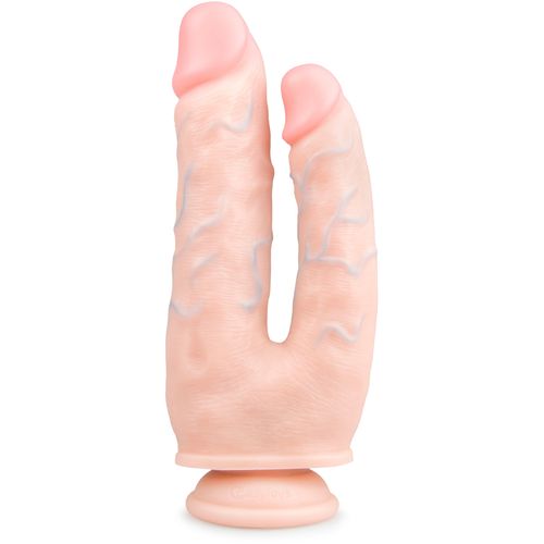 Dvojni dildo 25 cm, kožni slika 1