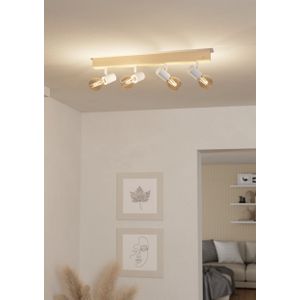 Eglo reflektor townshend 3 e27 4x60w smeđe, bijelo š:50mm