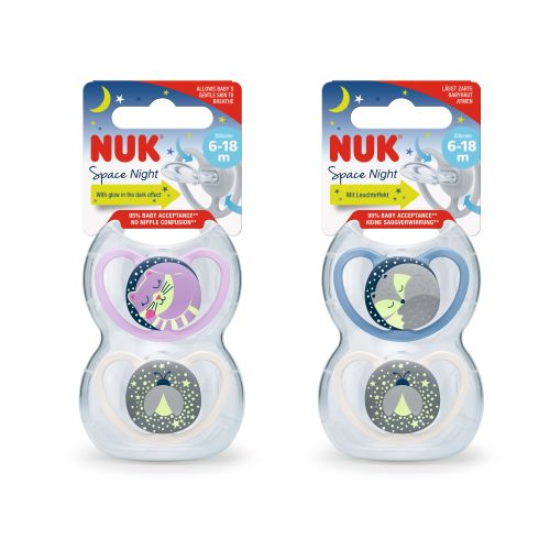 NUK duda varalica - silikon Space Night space&amp;night 6-18 m 10736619 slika 5