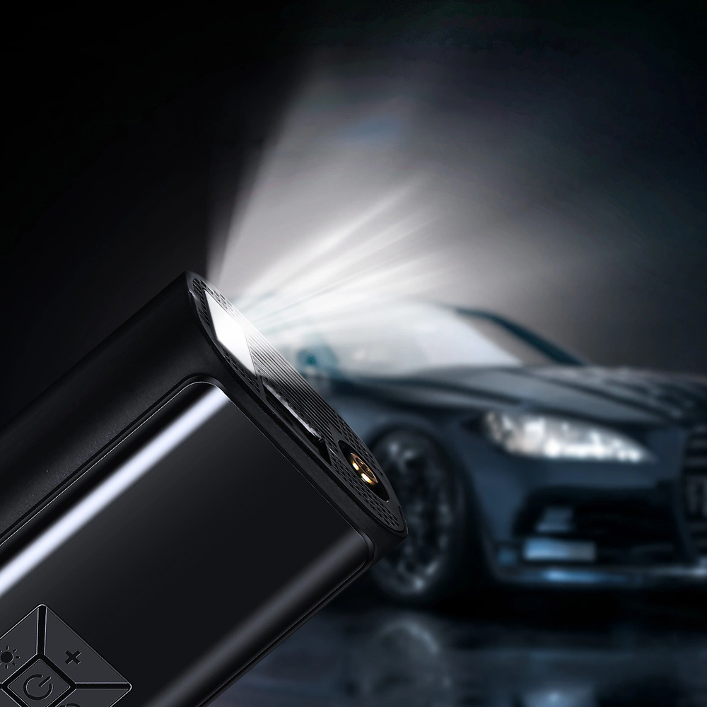Električna pumpa za bicikl, kompresor za gume, power bank 6000 mAh, LED svjetiljka slika 3