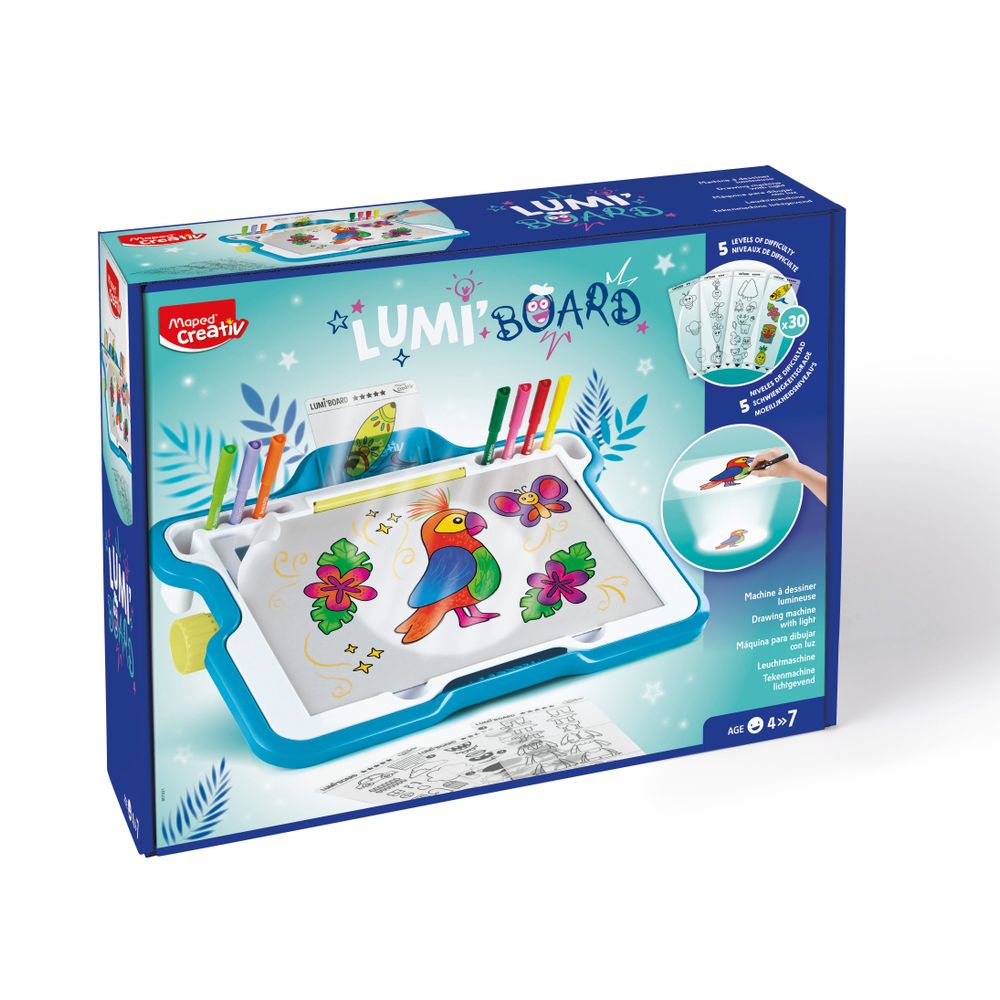Maped Creativ Kreativni set Lumi board osvijetljena tabla za crtanje slika 3