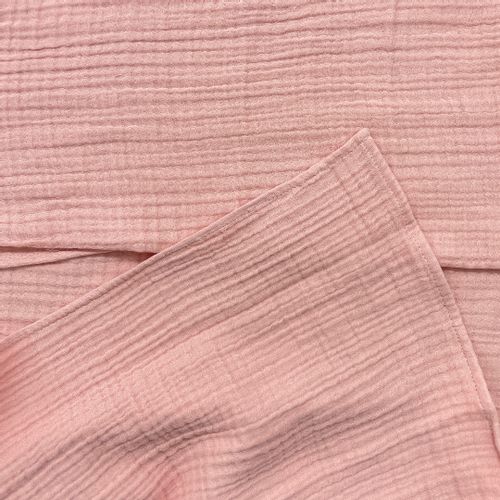 Tri Drugara Muslin Prekrivač Puder Roze 120X120Cm Četvoroslojni slika 2