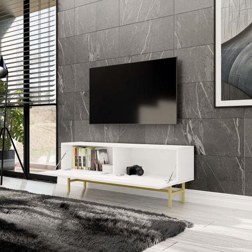 Verde 4022 White TV Stand slika 5