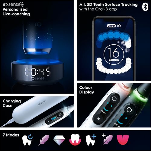 Oral-B električna četkica iO10 COSMIC BLACK slika 15