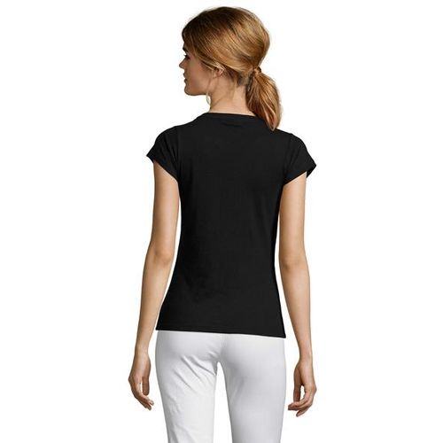 MOON ženska majica sa kratkim rukavima - Crna, S  slika 4
