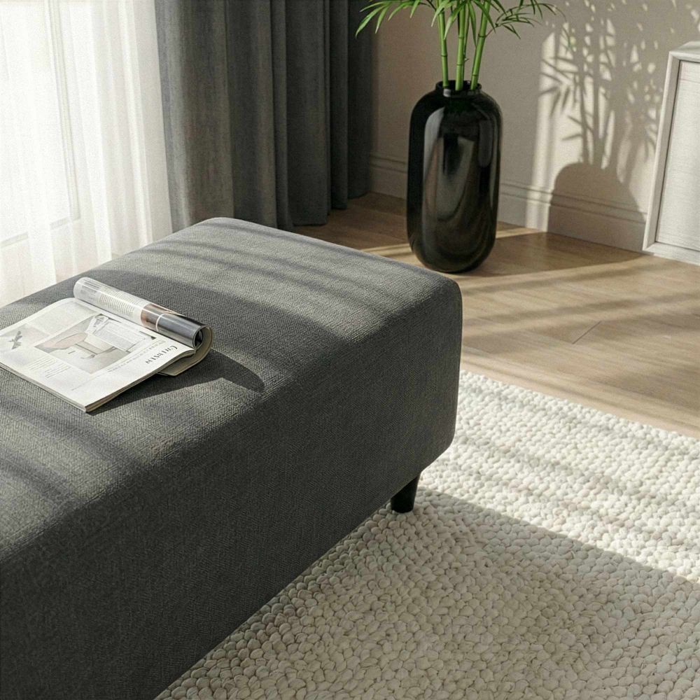Pouffe Flavia - Tamno Siva slika 3