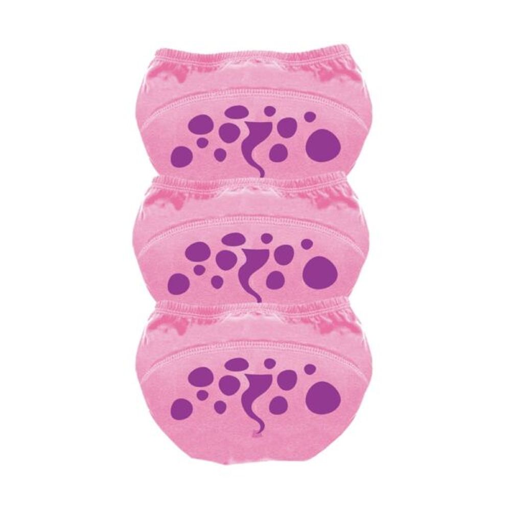 My Little Pamučne višekratne gaćice za odvikavanje od pelena, 3kom (2-3god.) - Pink Dragon slika 2