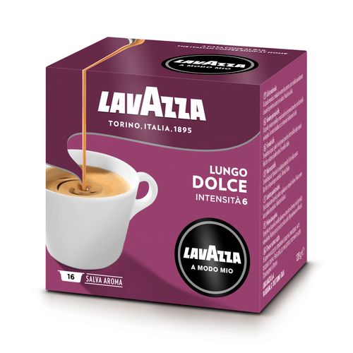 Lavazza A Modo Mio Lungo Dolce 128g , 100% Arabica, 16 kapsula slika 1