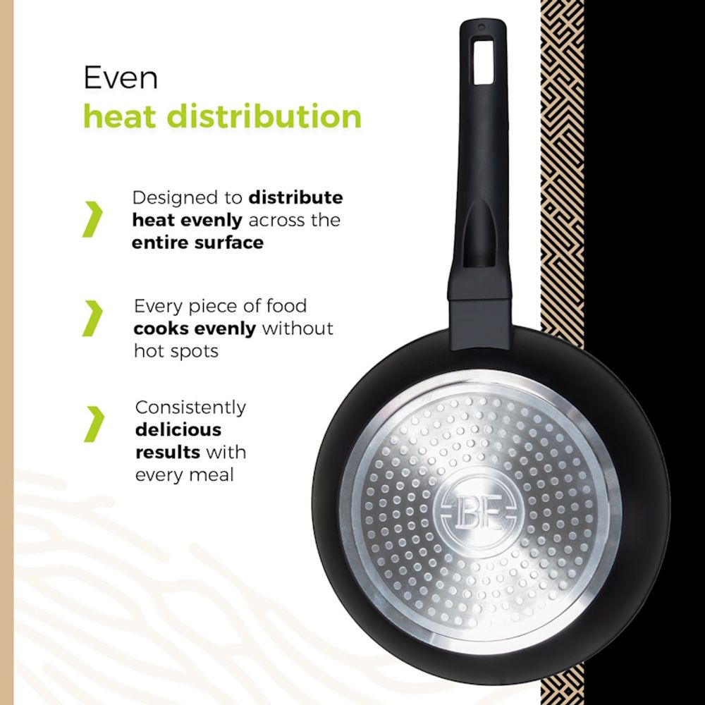 BE Living Set 3 tave Delight Black 20-24-28 cm slika 4