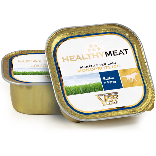 VBBD Healthy Meat pate vlažna hrana za pse bivolje meso sa speltom 150g  slika 1