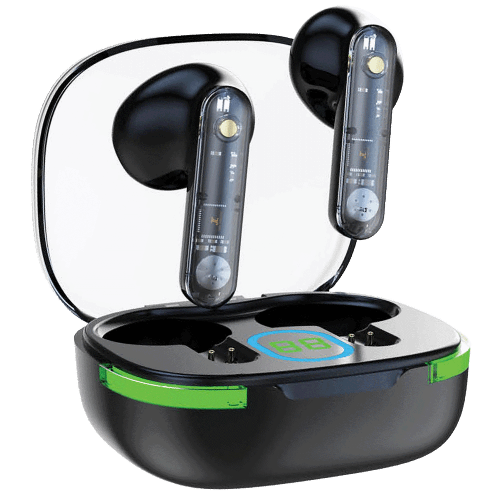 MeanIT Slušalica bežična, Bluetooth v5.3, crna - TWS B80 Black slika 1