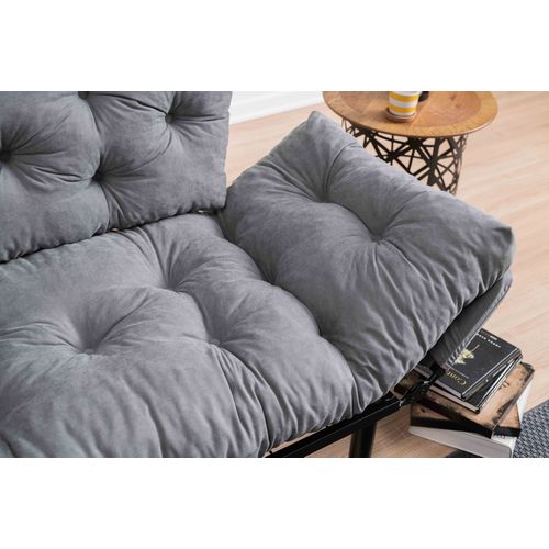 Atelier Del Sofa Nitta - Grey Grey 2-Seat Sofa-Bed slika 3