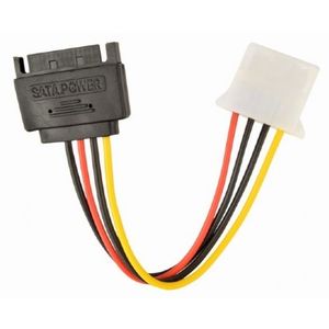 Gembird CC-SATA-PS-M Power Cable SATA to 5.25in (Molex), M/F, 0.15 m