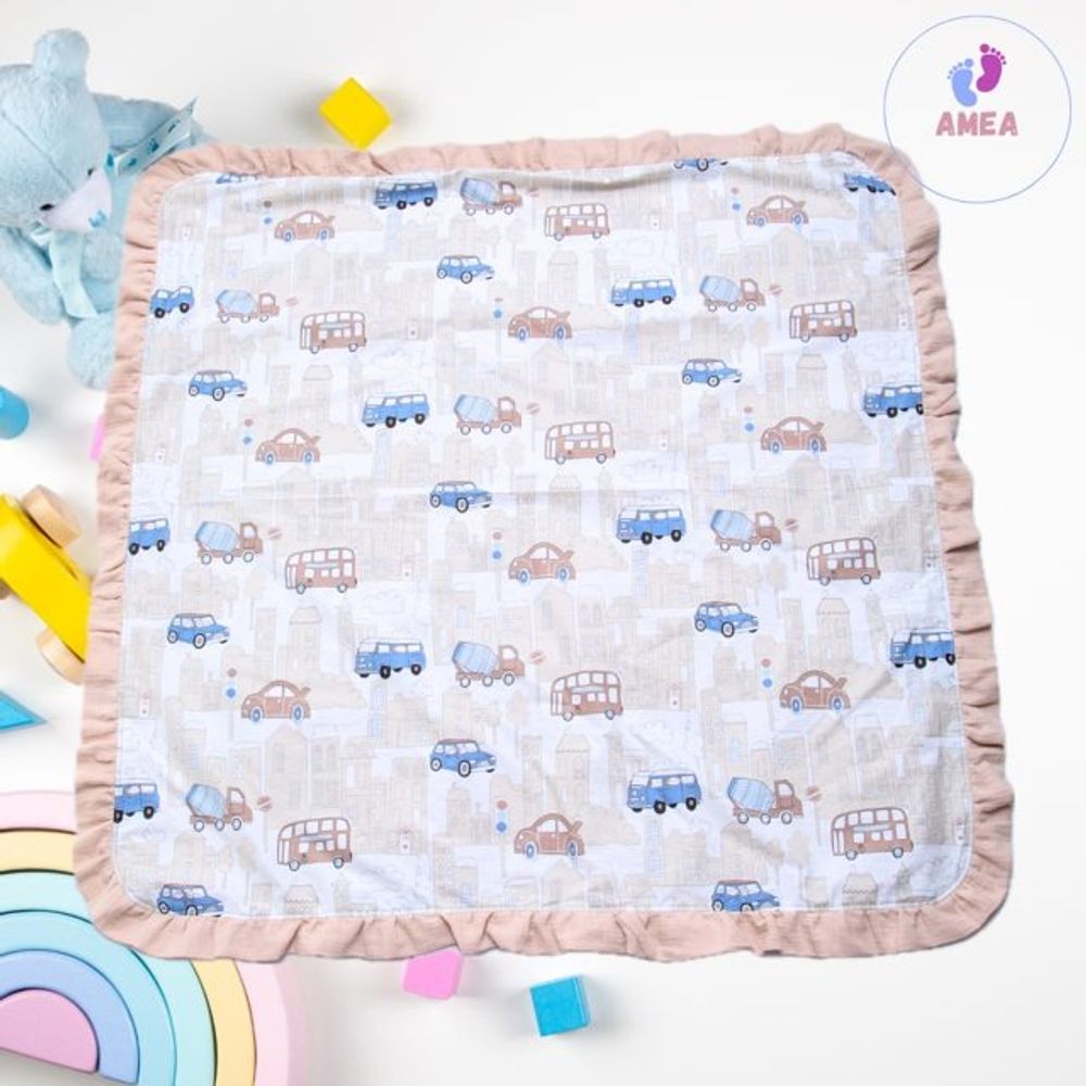 AMEA Dvoslojna dekica Toys 1 105x105cm slika 3