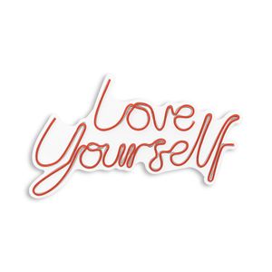 Wallity Zidna LED dekoracija, Love Yourself - Red