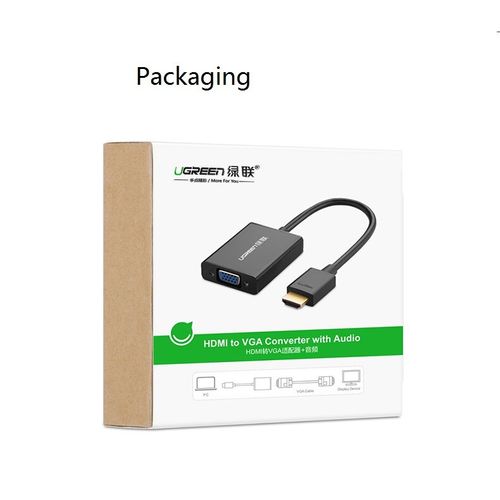 Ugreen Mini DisplayPort na HDMI (Ž) crni box adapter slika 2