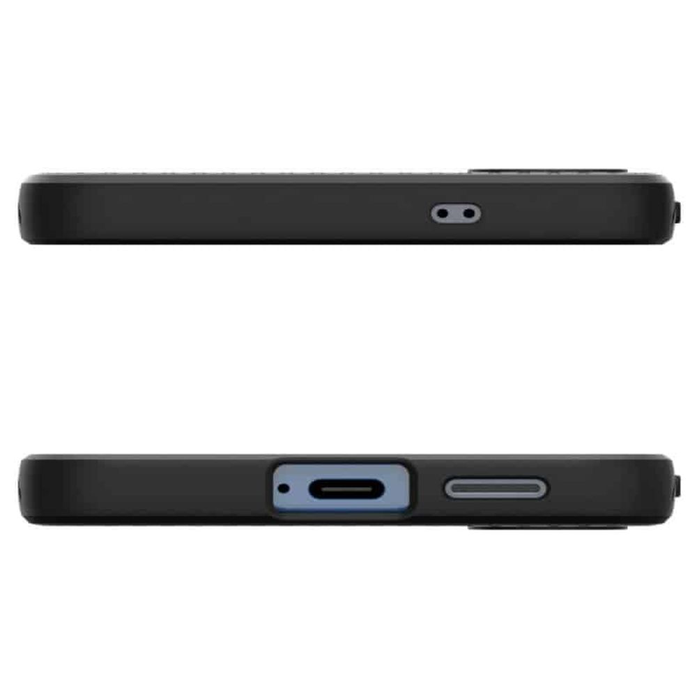 Spigen Liquid Air maska za Samsung Galaxy S25 mat crna ACS09000 slika 6