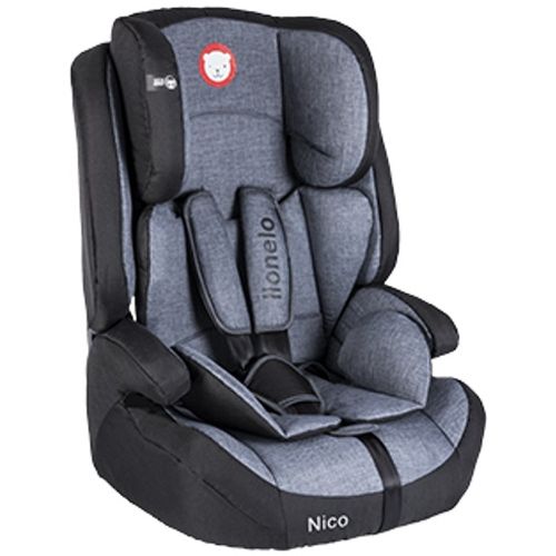 Lionelo autosjedalica Nico, odvojivi booster, 9-36Kg, crna slika 2