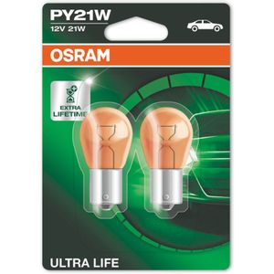 Sijalica PY21W migavca žuta (narandžasta) OSRAM Ultra Life - 2 kom