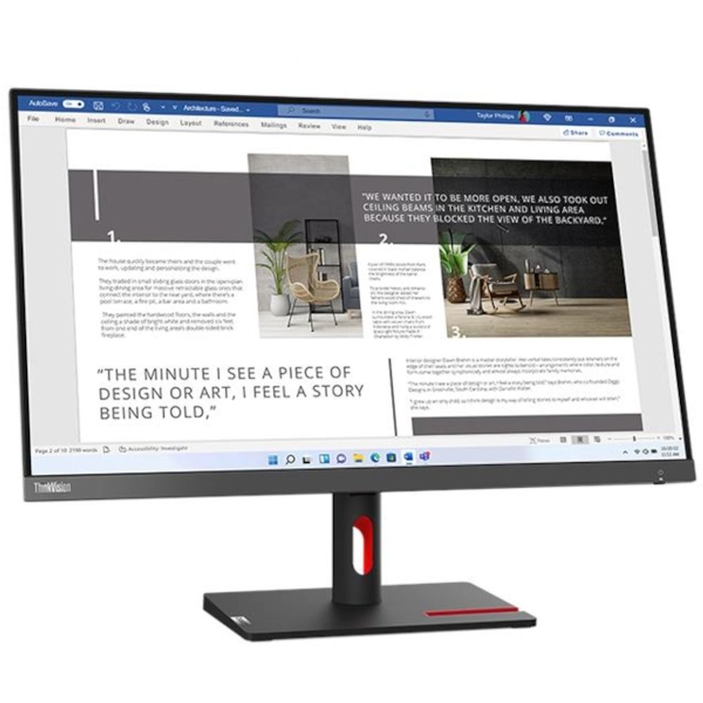 Lenovo monitor ThinkVision S27i-30 27" / WLED / IPS / 100Hz / 4ms (crn) slika 2
