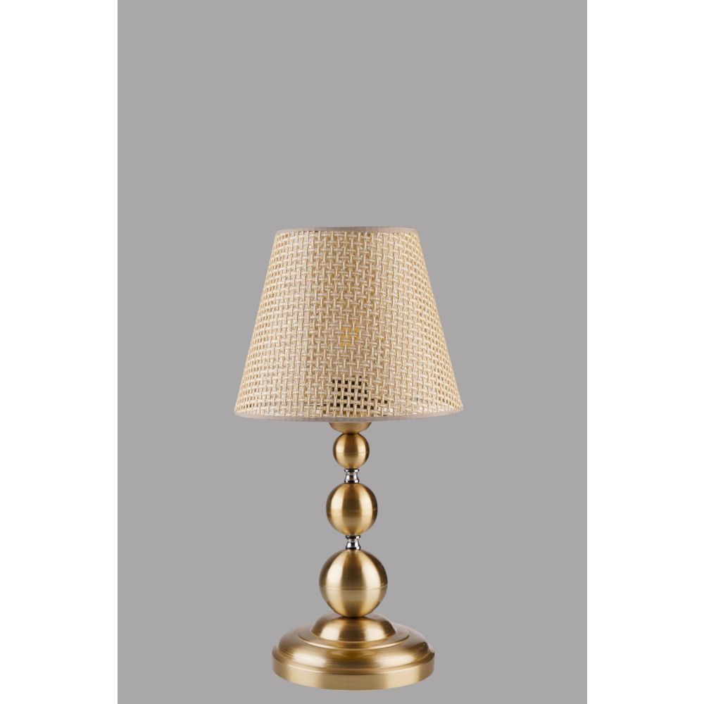 Opviq Stolna Lampa 502, Bež, Zlatna slika 4