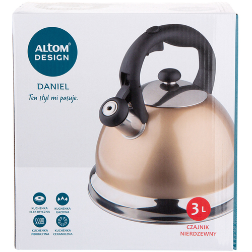 Altom Design čajnik od nehrđajućeg čelika za plin i indukcijsku Daniel 3 litre  slika 5