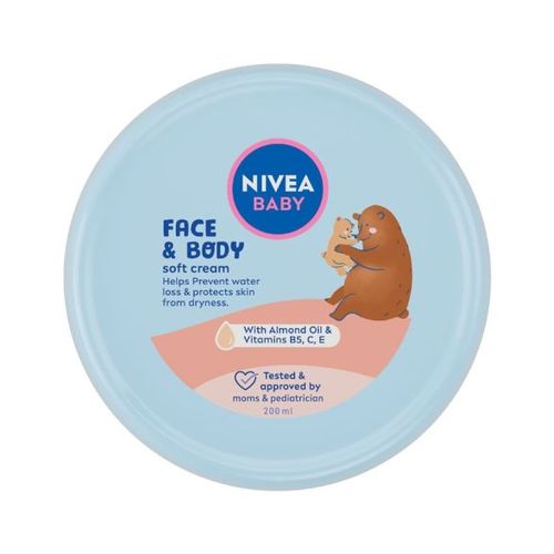 NIVEA Baby soft krema za lice i telo 200ml slika 1