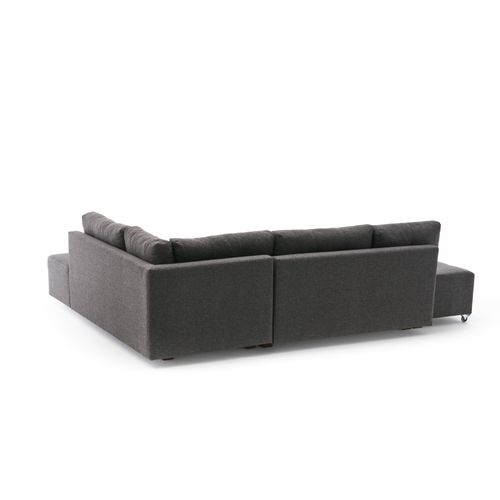 Atelier Del Sofa Manama Corner Sofa Bed Right - Anthracite Anthracite Corner Sofa-Bed slika 2