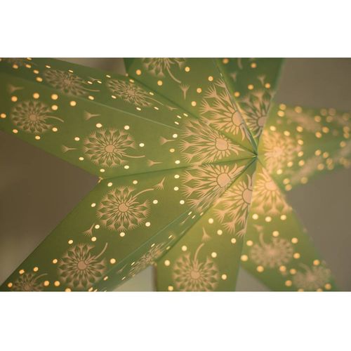 Konstsmide 2933-920 božićna zvijezda  N/A žarulja, LED zelena  s izrezanim motivima, s prekidačem Konstsmide 2933-920 božićna zvijezda   žarulja, LED zelena  s izrezanim motivima, s prekidačem slika 3