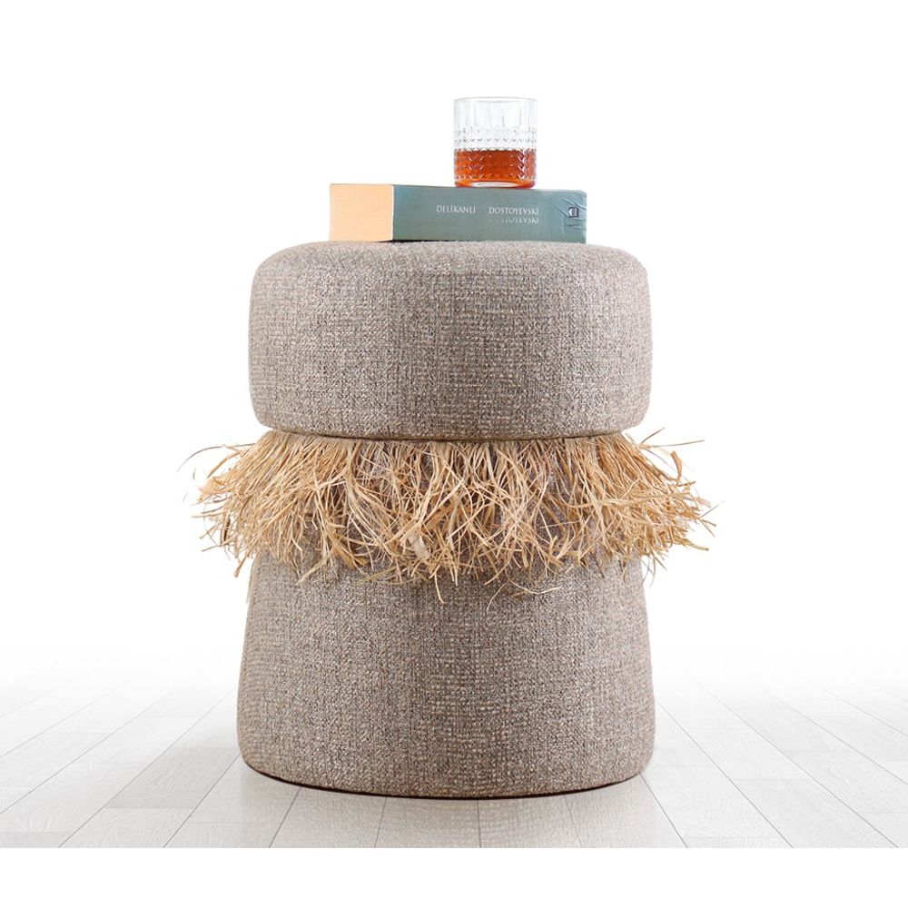 Moouv 1116 - Pouffe u Boji Tamno Smeđe slika 1