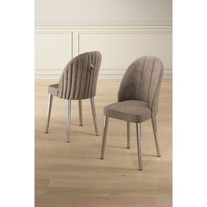Mara - Set stolica Cappuccino, Chrome (4 komada)