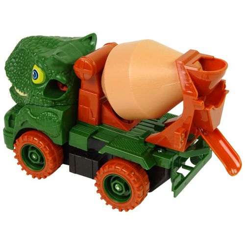 Dinosaur kamion za beton zeleni s dodacima slika 3