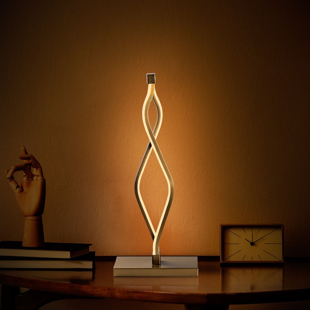 Zozo - 13292 Zlatna Stolna Lampa slika 1