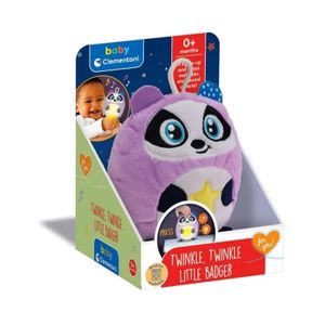 Clementoni CL17556 Baby Plišana muzička igračka sa svjetlom Badger