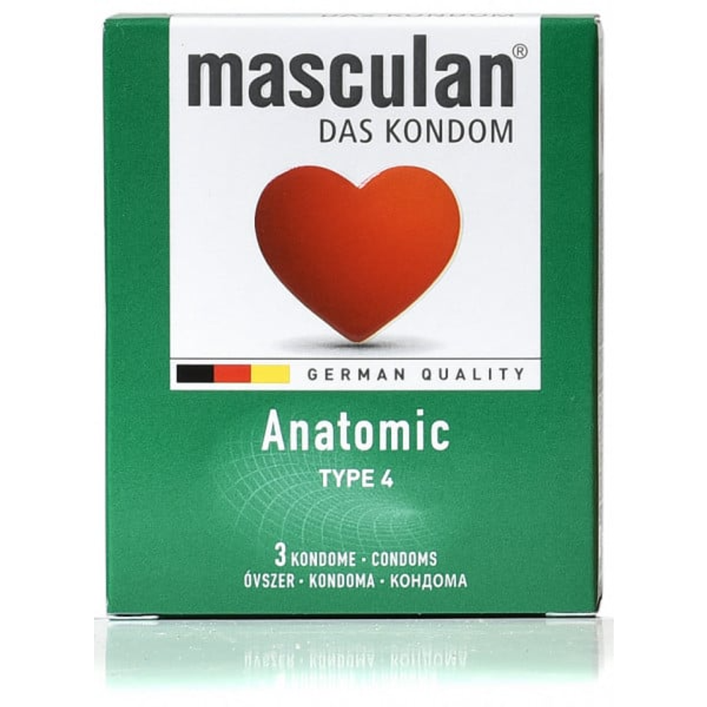 Masculan prezervativi Tip 4 Anatomski 3/1 slika 1