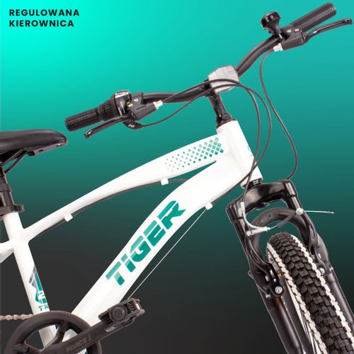 Dječji bicikl Tiger 20" RevoShift Shimano 6 brzina bijelo-zeleni slika 7