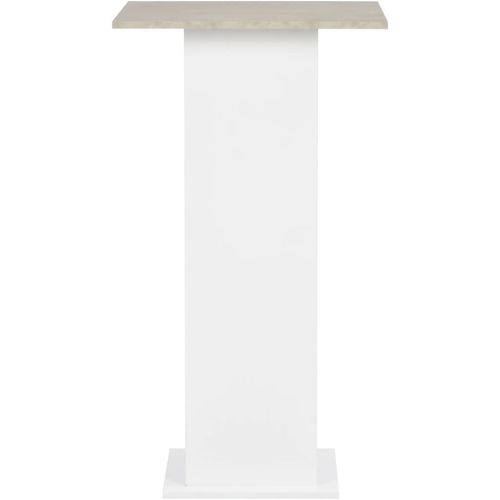 Barski stol bijeli i boja betona 60 x 60 x 110 cm slika 29
