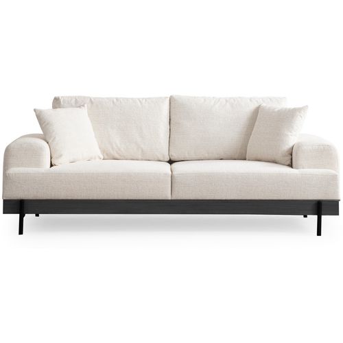 Eti Black 3 Seater - White White 3-Seat Sofa slika 8