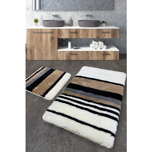 Steingra Ecru
Black
Brown Acrylic Bathmat Set (2 Pieces) slika 1