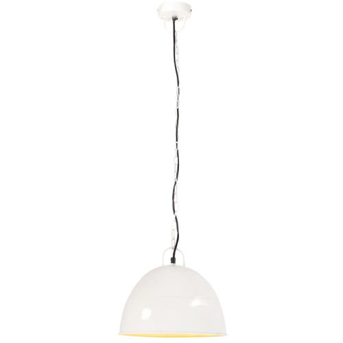 Industrijska viseća svjetiljka 25 W bijela okrugla 31 cm E27 slika 18