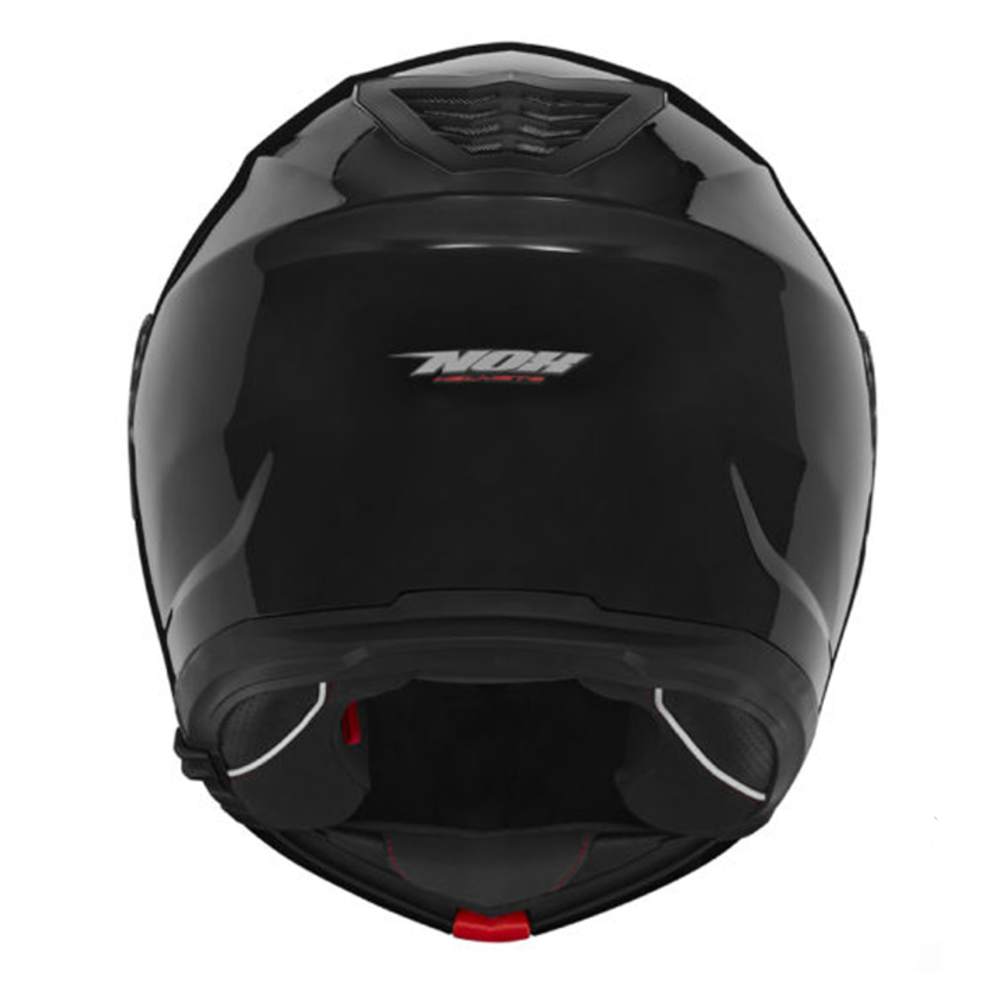 Modularna - flip up kaciga za motor XXL vel. NOX Y966 N968 - Sjajna Crna slika 3