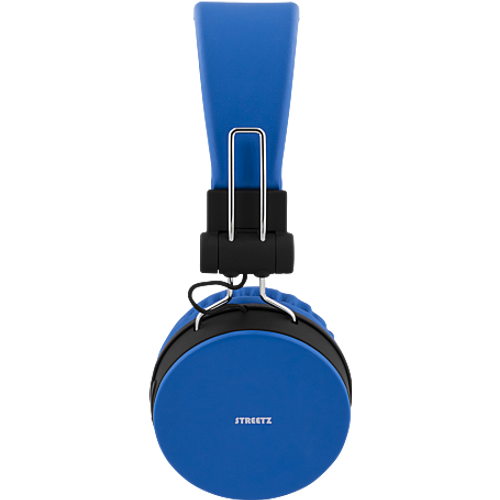 STREETZ Slušalice BT200 Naglavne Sklopive Bluetooth, 3.5 mm utor, PLAVE slika 9