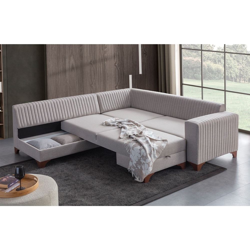 Ugaona Sofa West Left - Boja: Krem slika 2