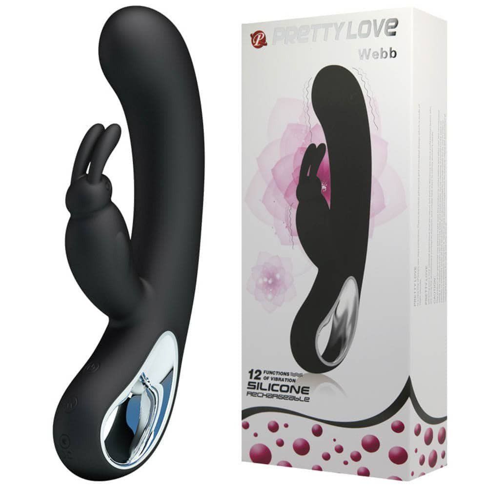 Vibrator Webb Black 21cm Pretty Love slika 2