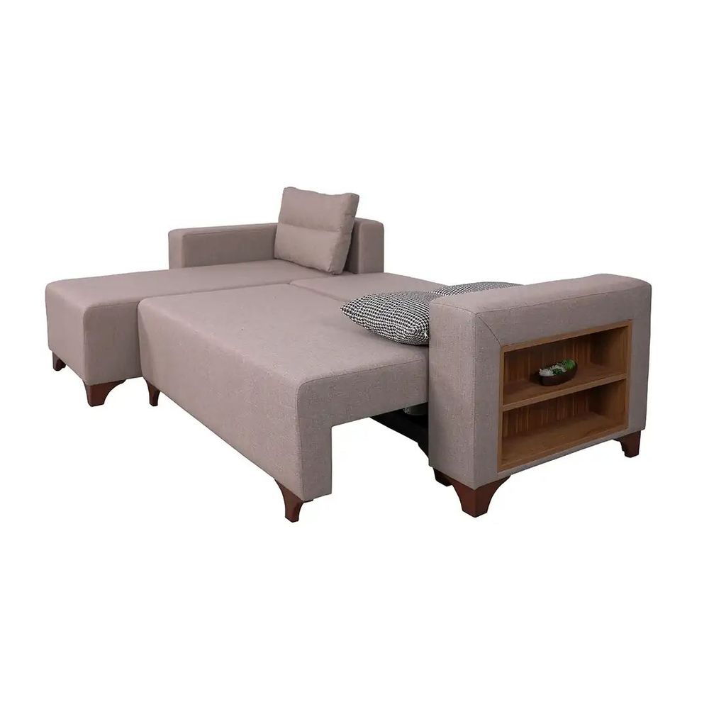 Ugaona Sofa Tloft Mini - boja: krem slika 7
