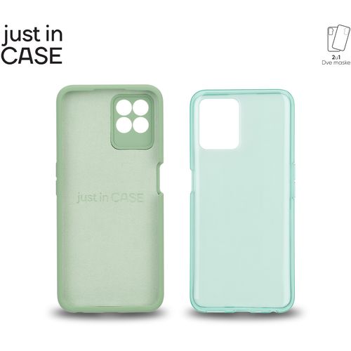 2u1 Extra case MIX paket ZELENI za Realme 8i slika 3